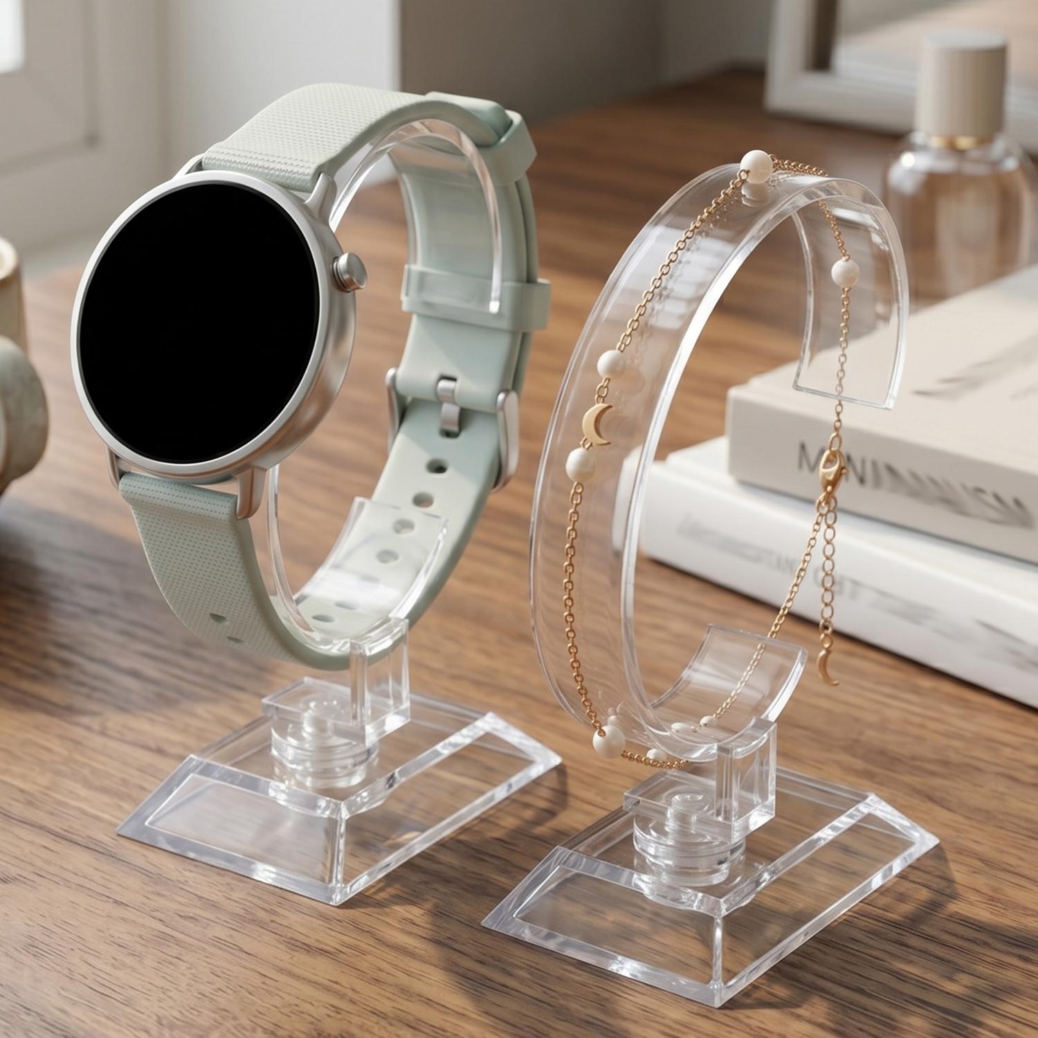 Transparent Watch Display Stan - đánh giá và giá Watches Jewelry Holder
