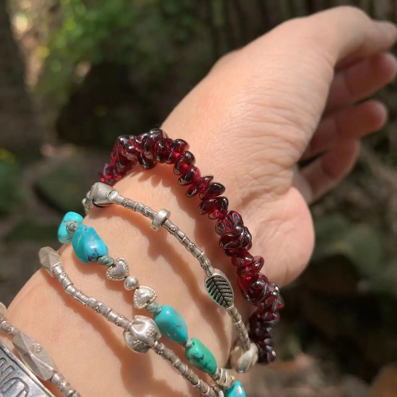 Natural Garnet Bracelet For Wo - đánh giá và giá Gemstone Bracelet Healing