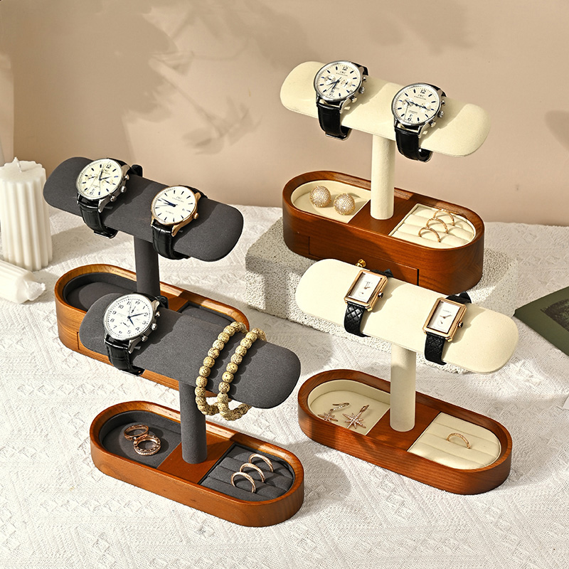 Oirlv Solid Wood Watch Organiz - đánh giá và giá Watches Jewelry Holder