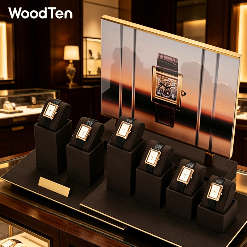 WoodTen Microfibe Watch Stand  - đánh giá và giá Watches Jewelry Holder