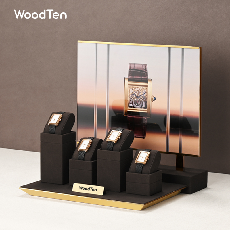 WoodTen Microfibe Watch Stand  - đánh giá và giá Watches Jewelry Holder