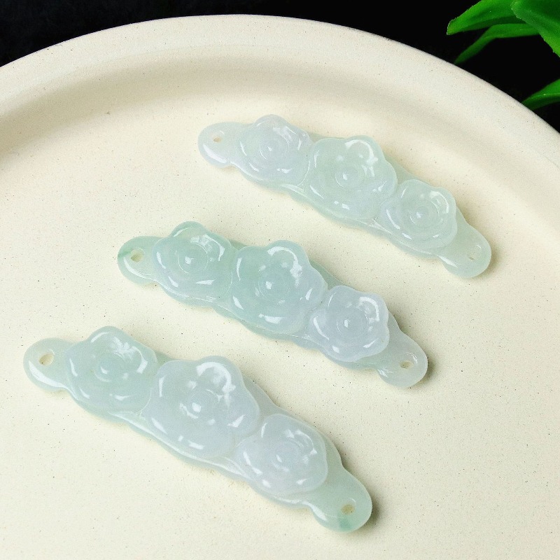 1pc Natural Jadeite Emerald Fl - đánh giá và giá Jewelry & Watches Sp Z Oo Janów Lubelski