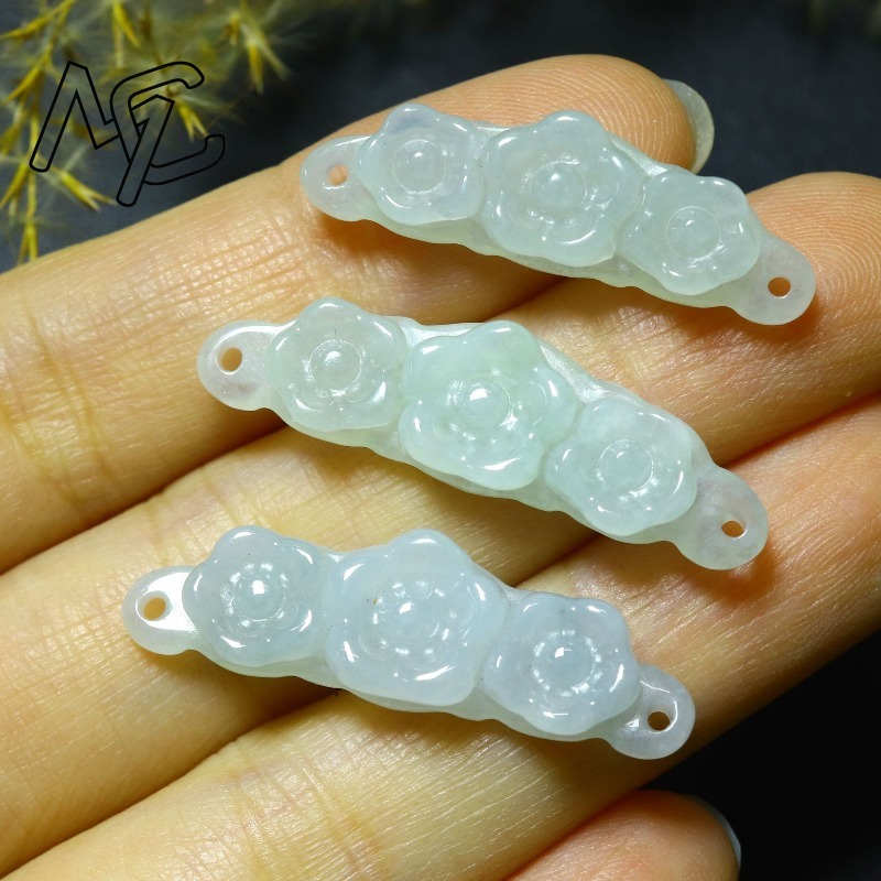 1pc Natural Jadeite Emerald Fl - đánh giá và giá Jewelry & Watches Sp Z Oo Janów Lubelski