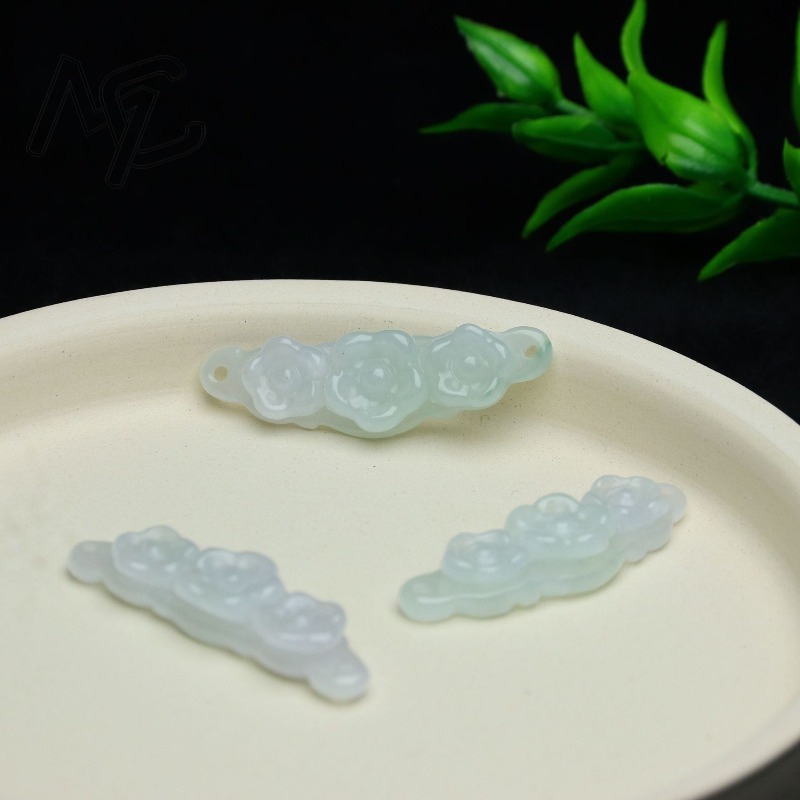 1pc Natural Jadeite Emerald Fl - đánh giá và giá Jewelry & Watches Sp Z Oo Janów Lubelski