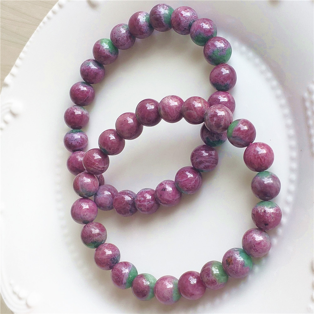 Natural Red Ruby Gemstone Brac - đánh giá và giá Gemstone Bracelet Healing