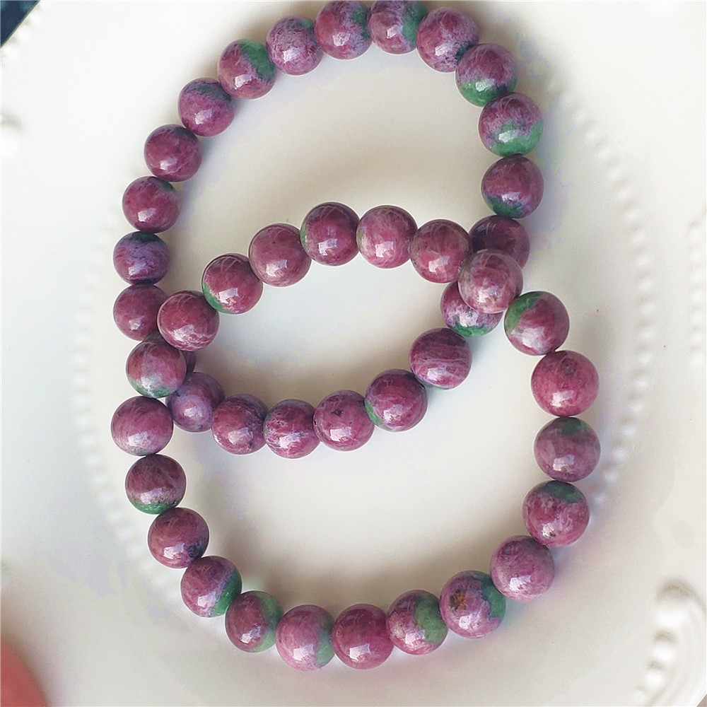 Natural Red Ruby Gemstone Brac - đánh giá và giá Gemstone Bracelet Healing