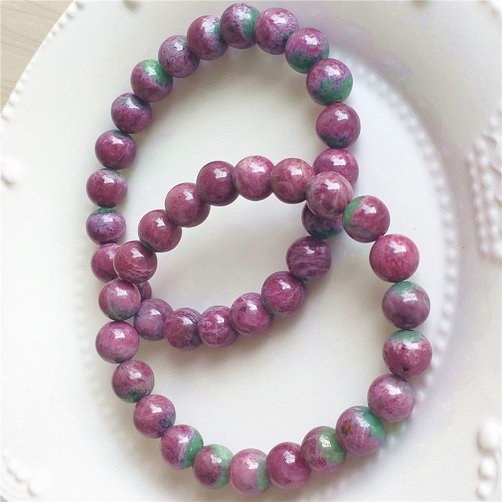 Natural Red Ruby Gemstone Brac - đánh giá và giá Gemstone Bracelet Healing