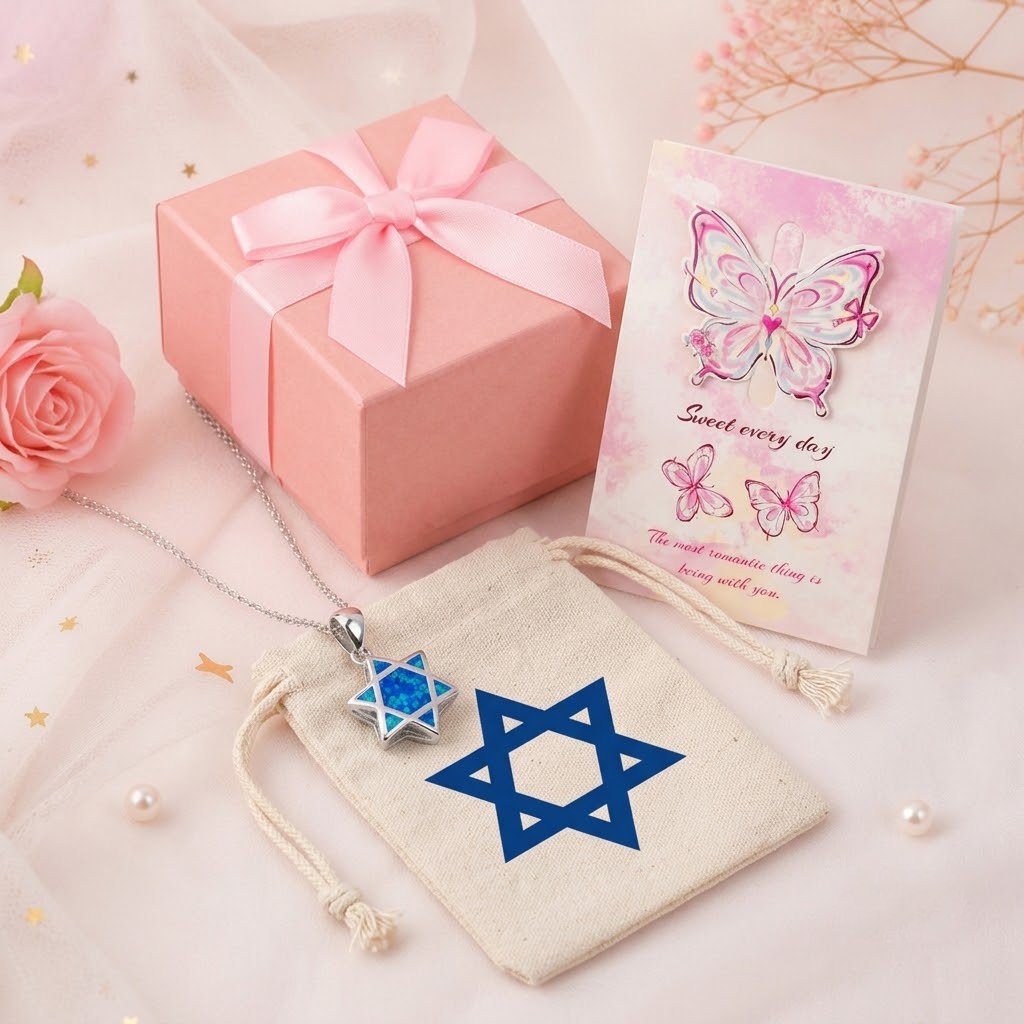 Star of David Opal Pendant Nec - đánh giá và giá Jewelry & Watches Sp Z Oo Janów Lubelski