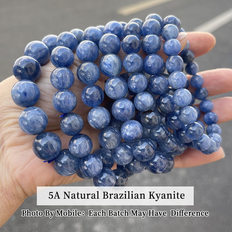 JD 5A Natural Brazilian Kyanit - đánh giá và giá Gemstone Bracelet Healing