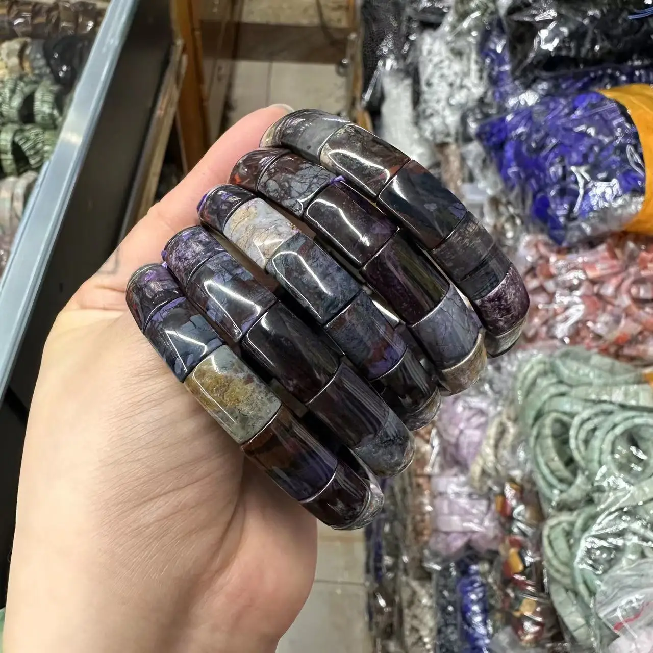 AAA Natural Sugilite Bracelet  - đánh giá và giá Gemstone Bracelet Healing
