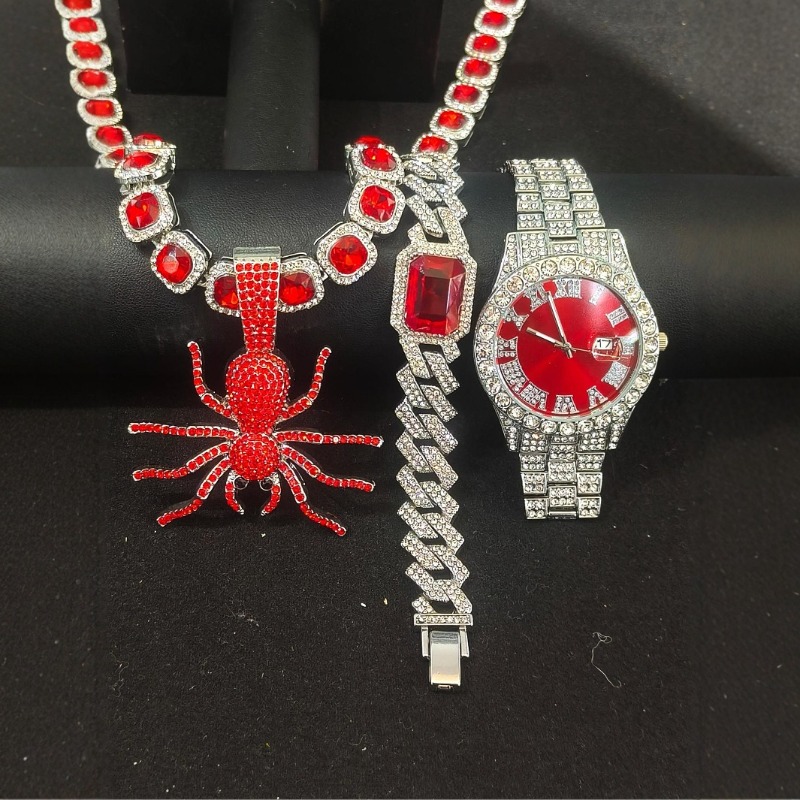 Hip Hop Jewelry Set for Men -  - đánh giá và giá Icebox Jewelry Watches