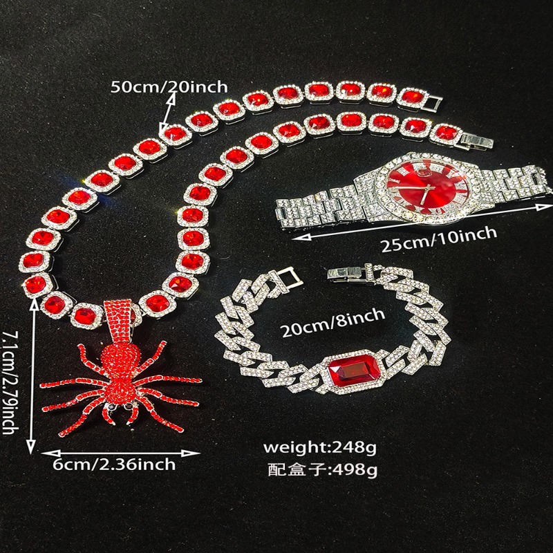 Hip Hop Jewelry Set for Men -  - đánh giá và giá Icebox Jewelry Watches